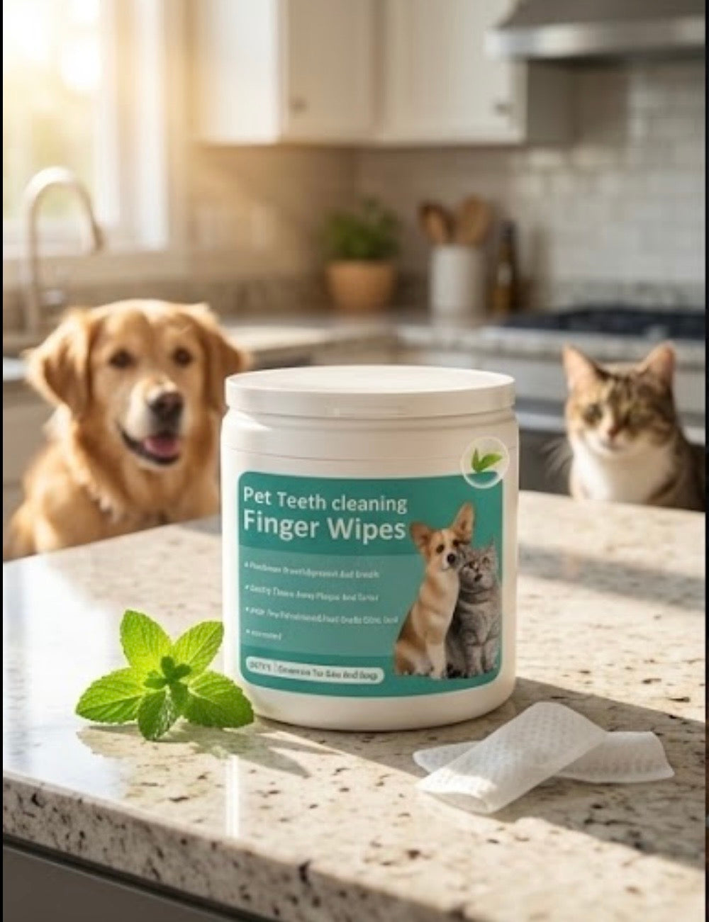 FidoFresh Dental Wipes for Pets - 50 Count