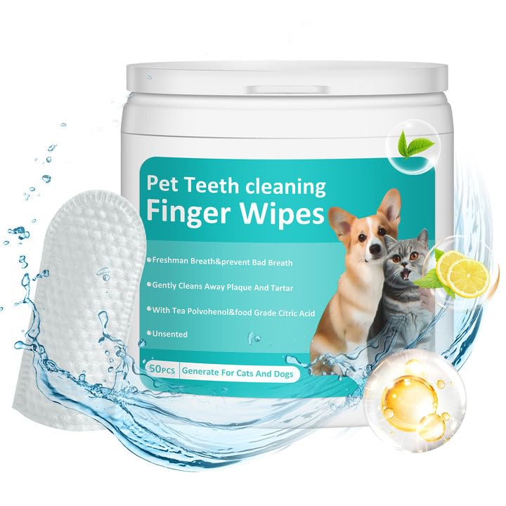 FidoFresh Dental Wipes for Pets - 50 Count