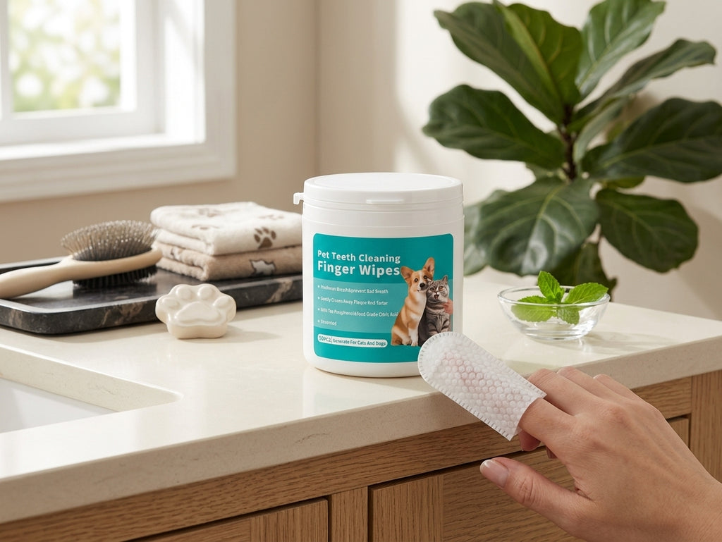 FidoFresh Dental Wipes for Pets - 50 Count